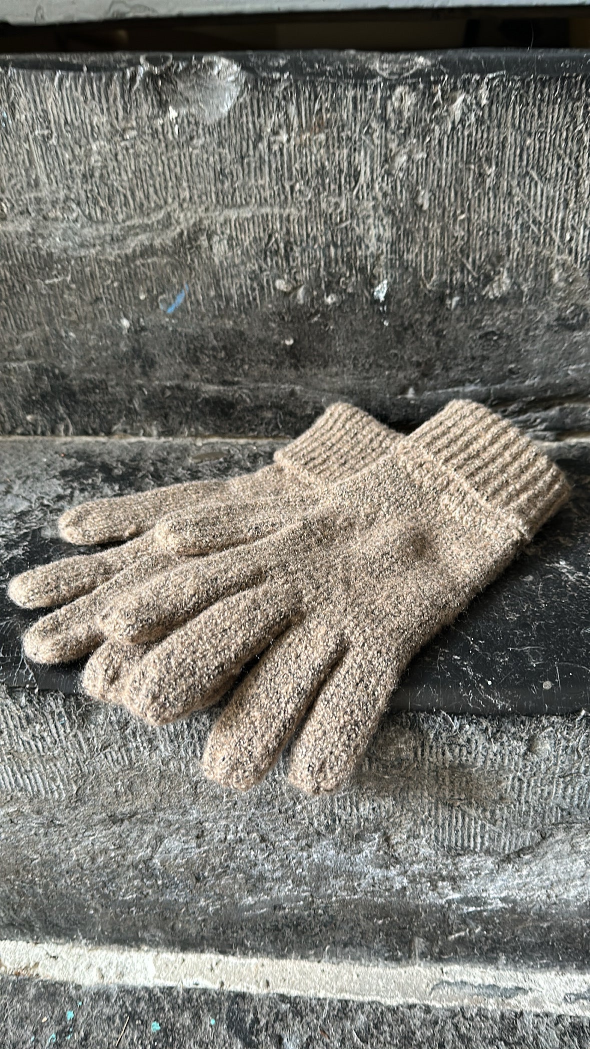 Gants PYRON PIECES Taupe chiné