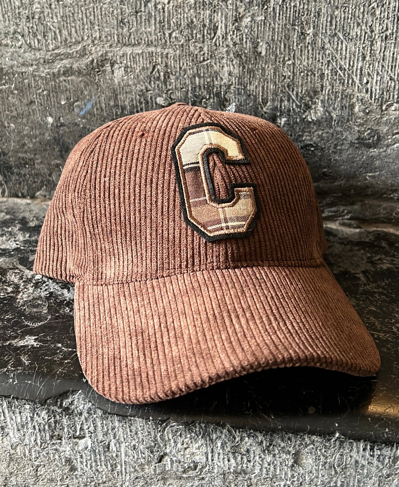 Casquette YUNA Marron/Carreaux