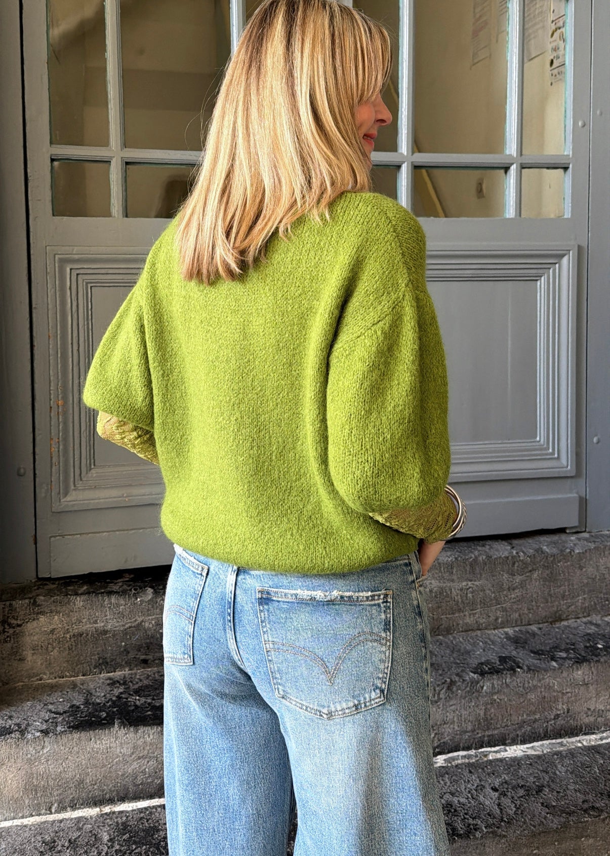 Pull YANNICK Vert pistache