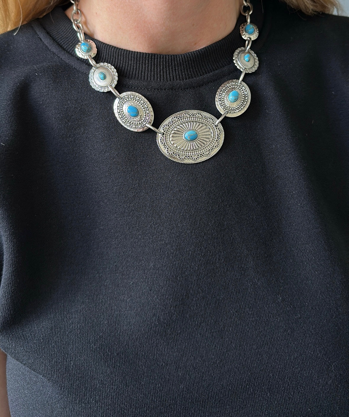 Collier argenté