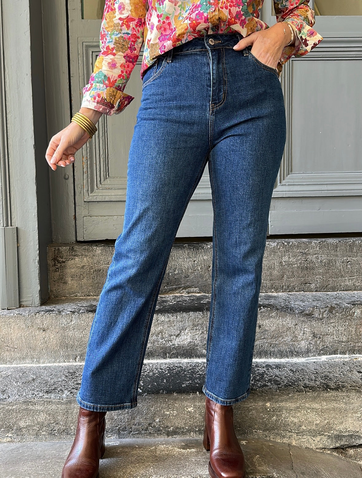 Jean bleu medium SOLANGE ORAIJE