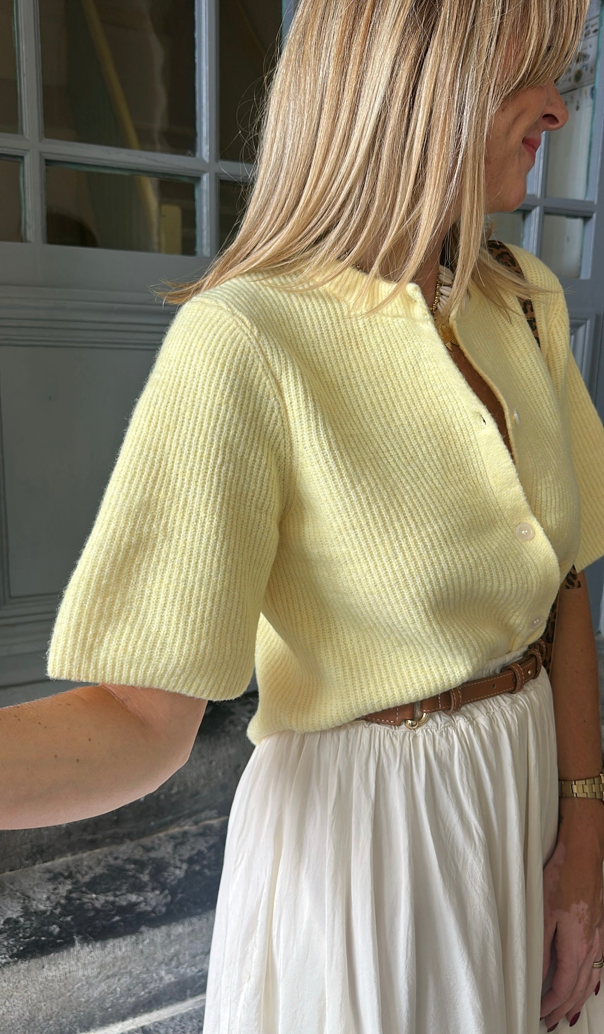 Cardigan SILLY PIECES Pale Banana