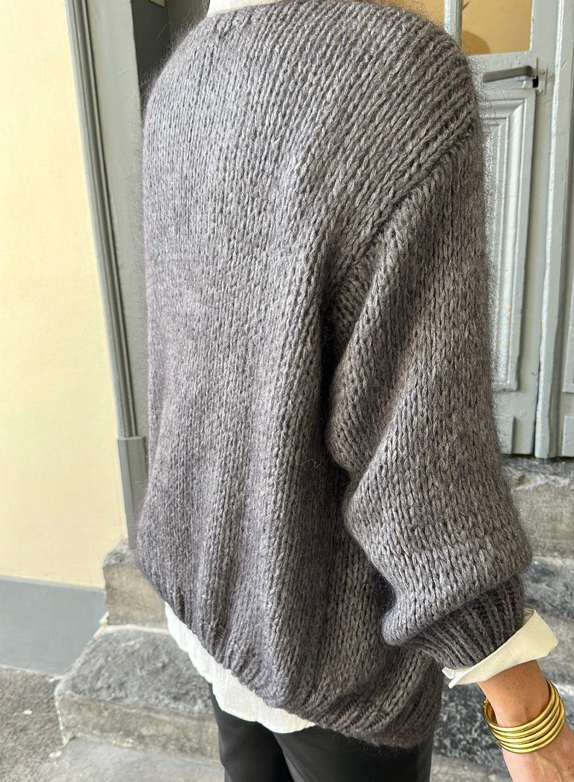Gilet BERNADETTE gris