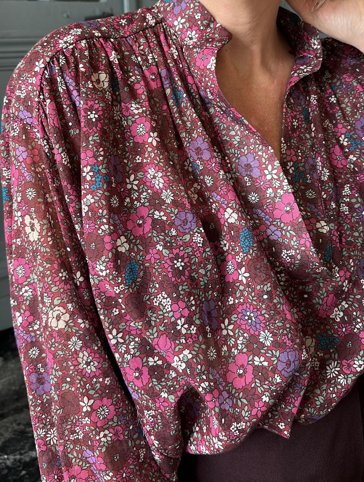 Blouse LIBERTY Bordeaux