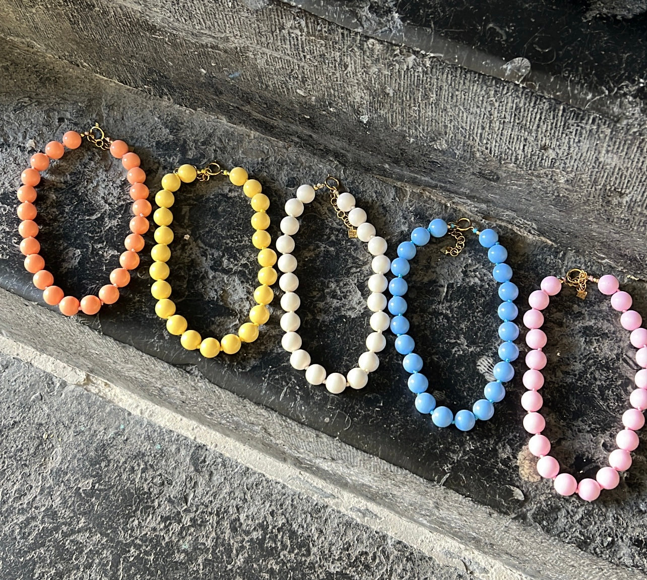 Collier SALOMÉ Bleu ciel