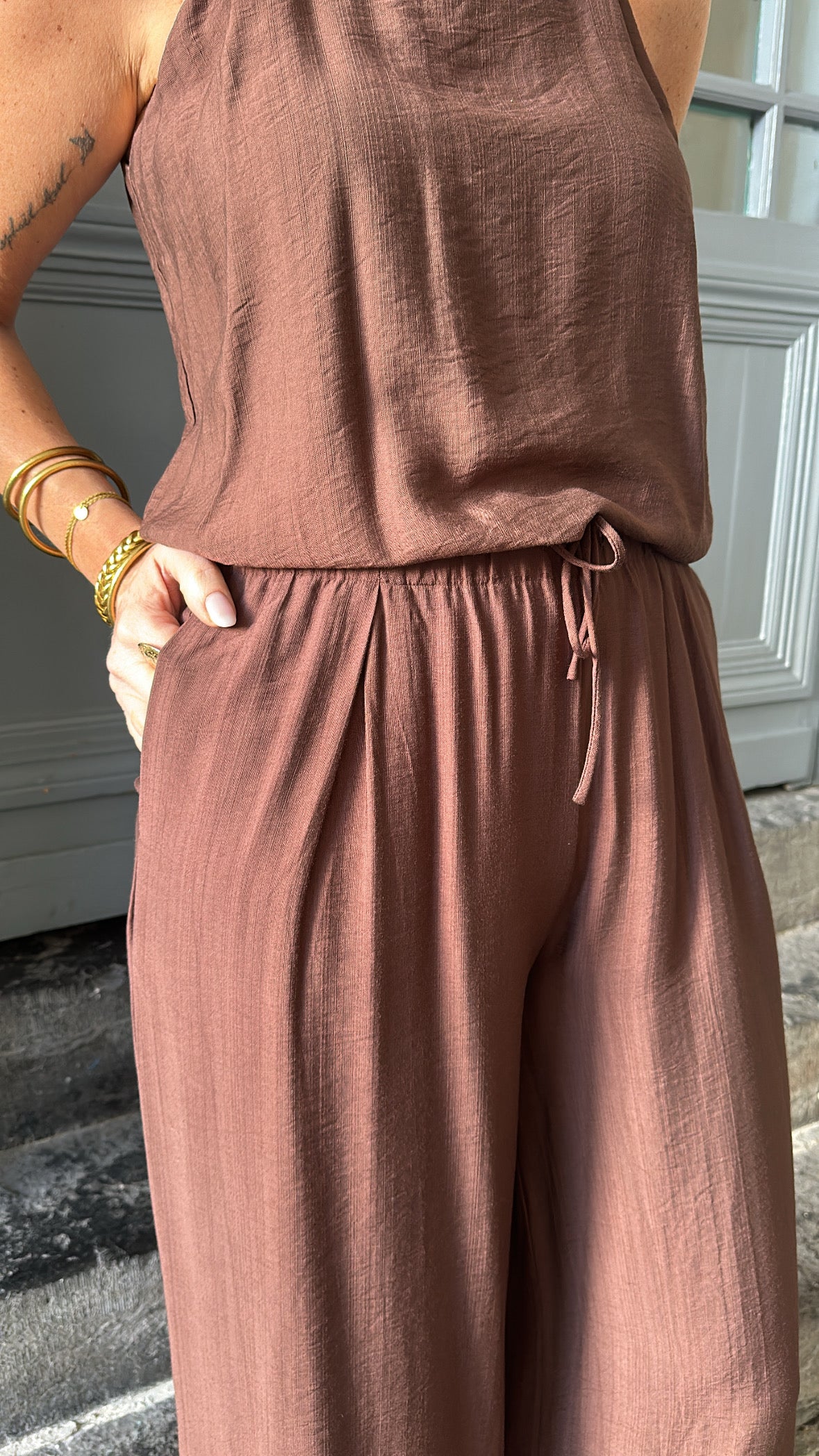 Pantalon BIBA Chocolat