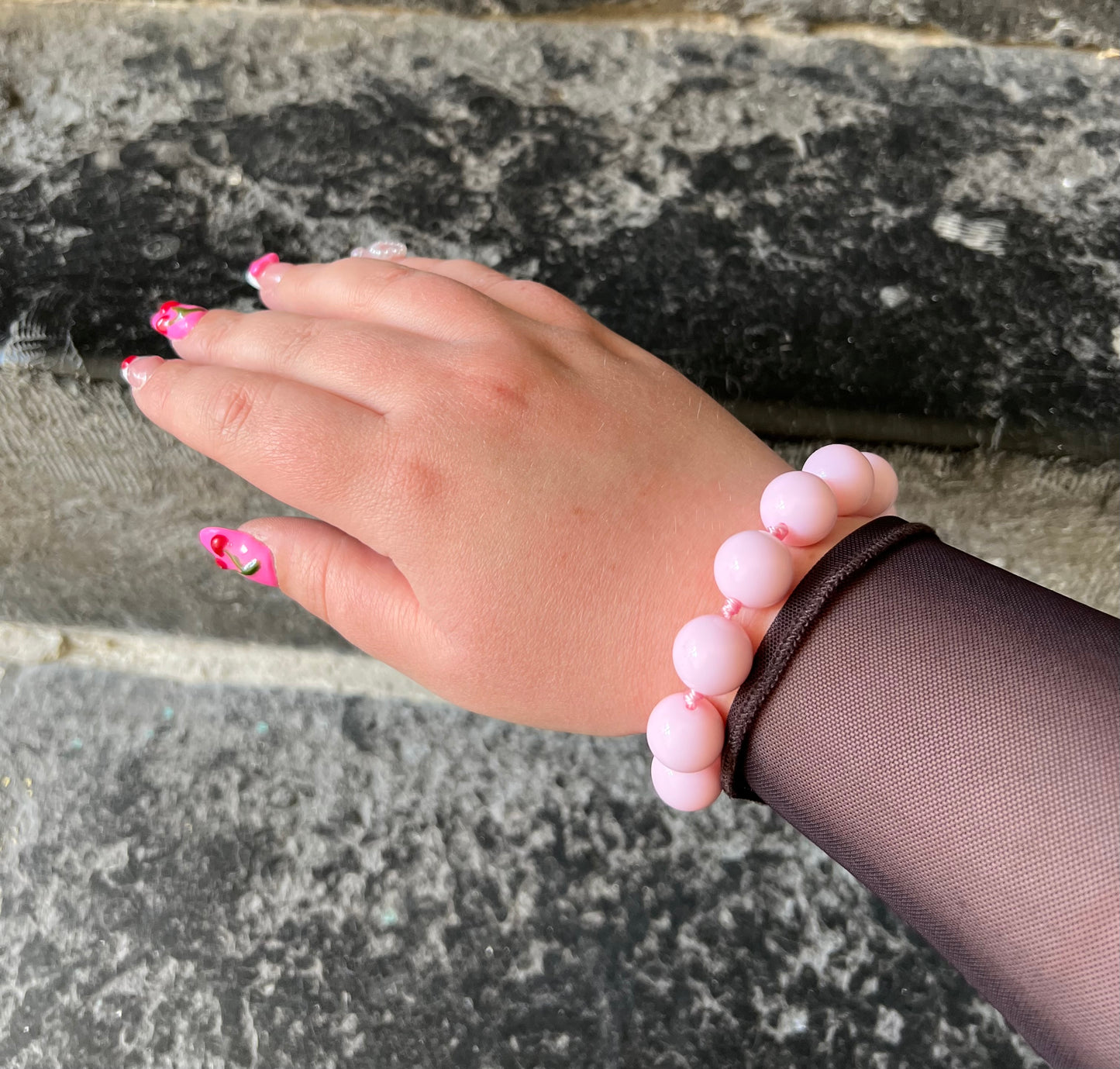 Bracelet SALOMÉ Rose pastel