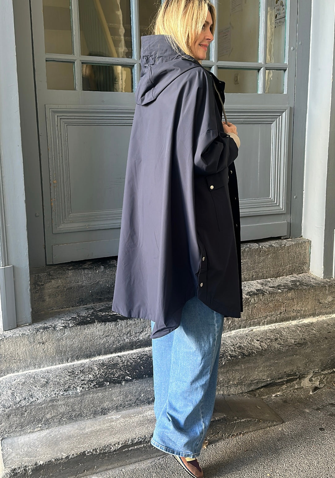 Imperméable GABIN Bleu Marine