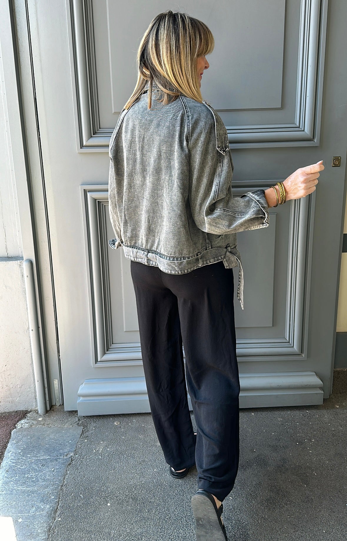 Veste SIRIELLE Gris Délavé