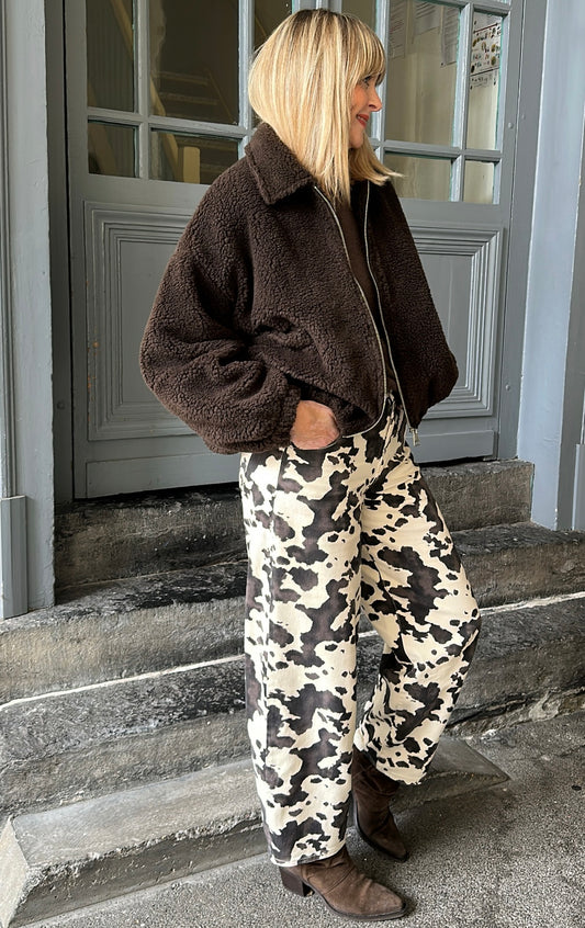 Bomber TEDDY Chocolat