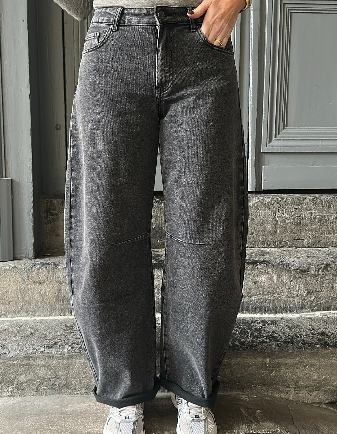 Jean barrel MARCO Gris foncé
