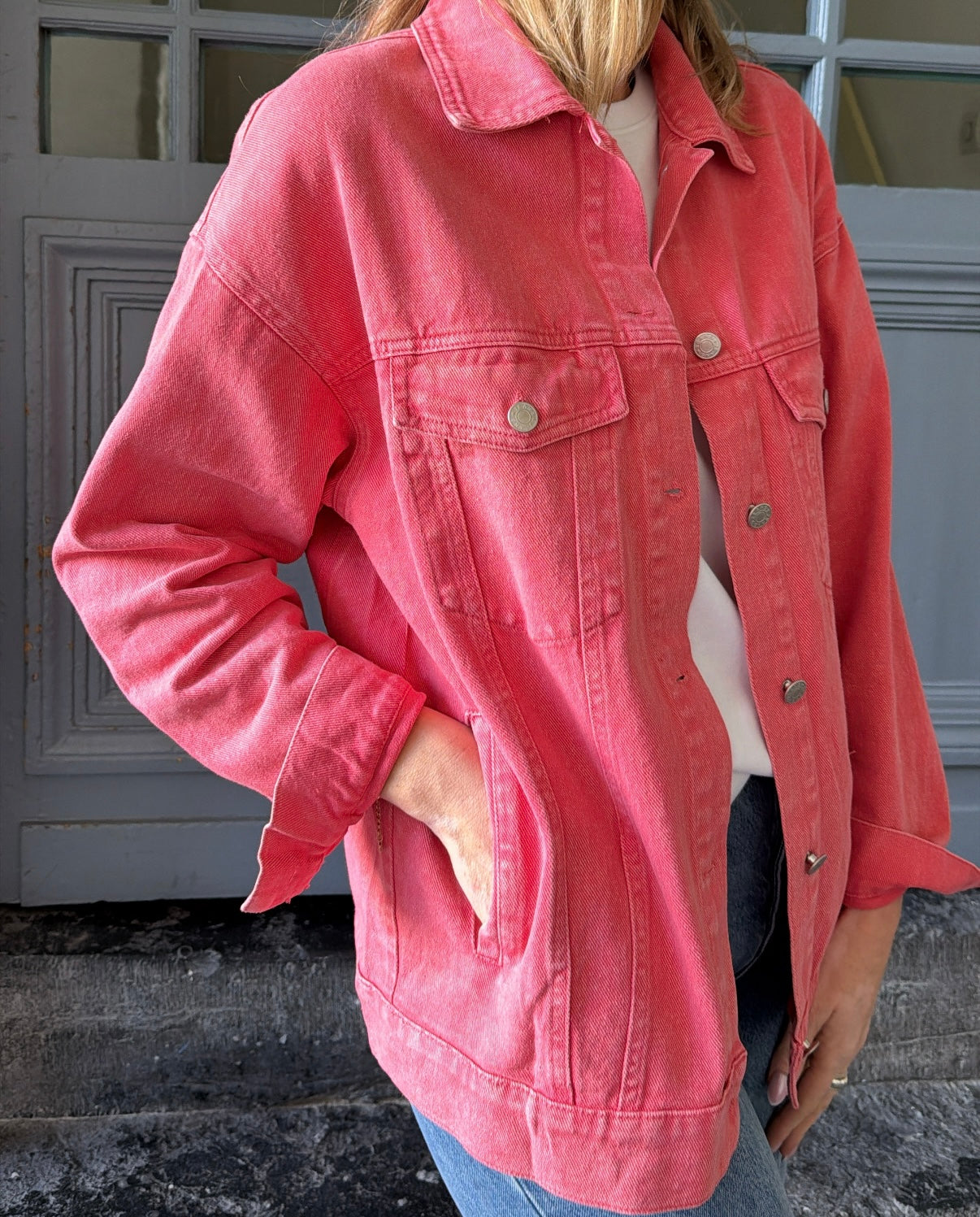 Veste LOVE Corail