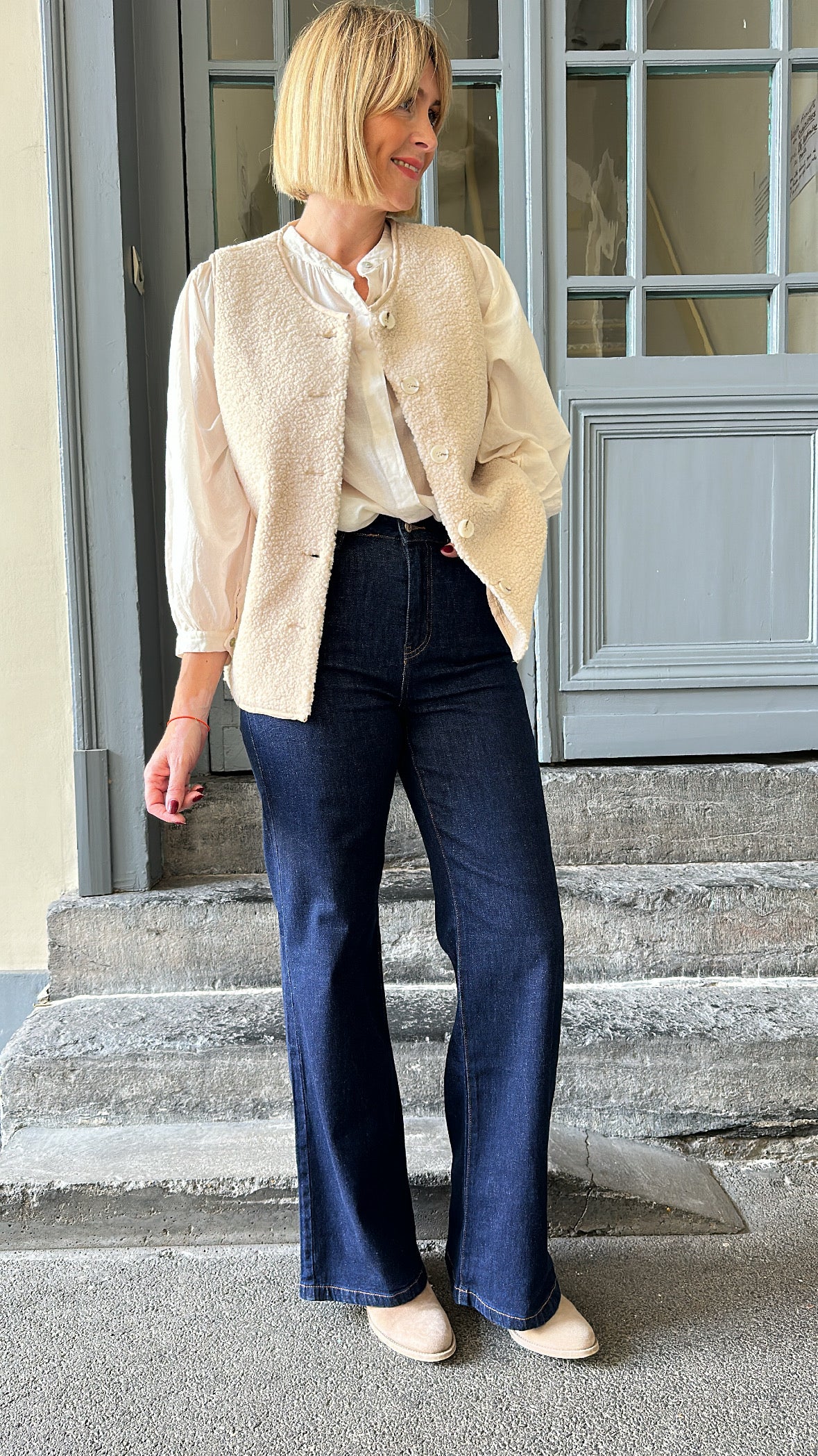 Jean Wide Leg brut BARBARA ORAIJE