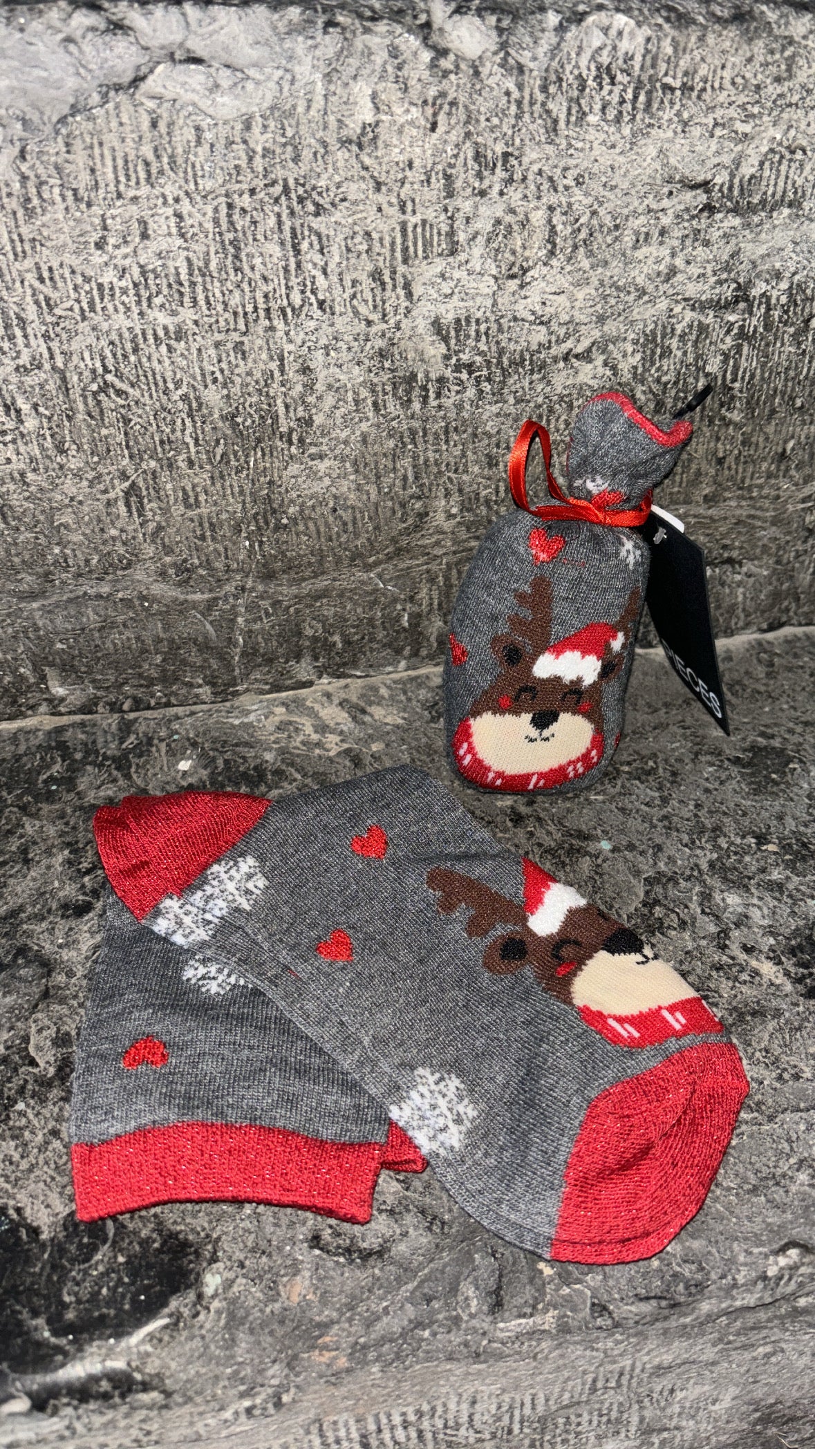 Chaussettes JINGLE PIECES gris/reine