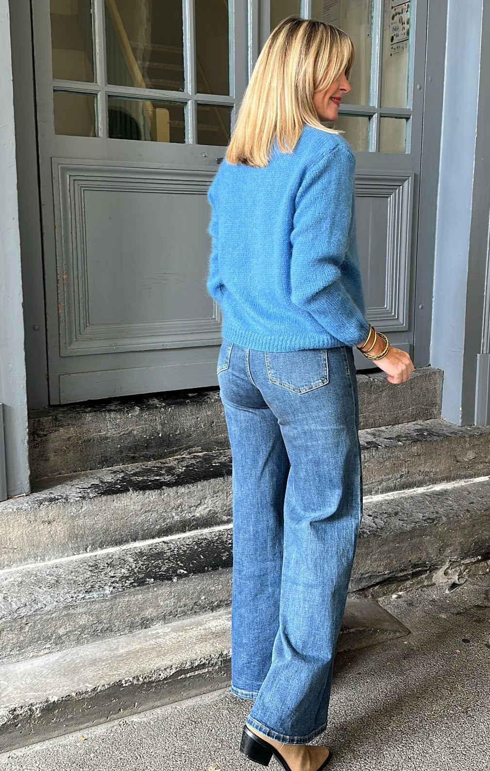 Gilet GASPARD Bleu jean