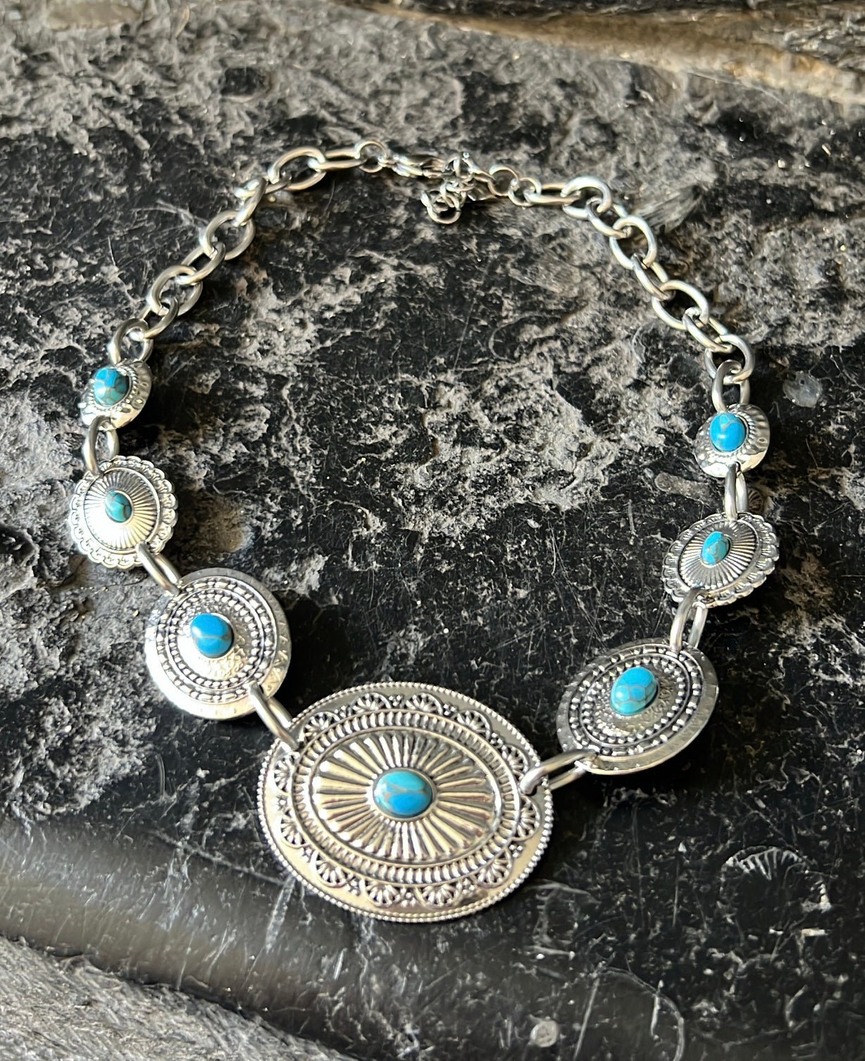 Collier argenté