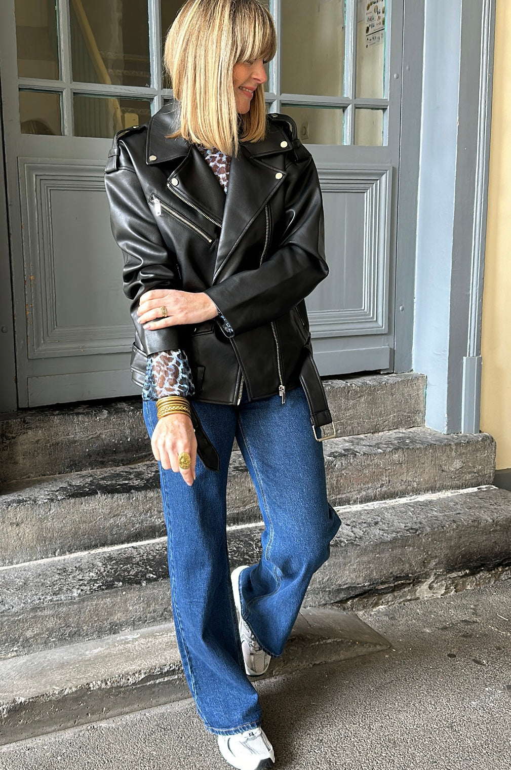 Perfecto long ELIES Noir