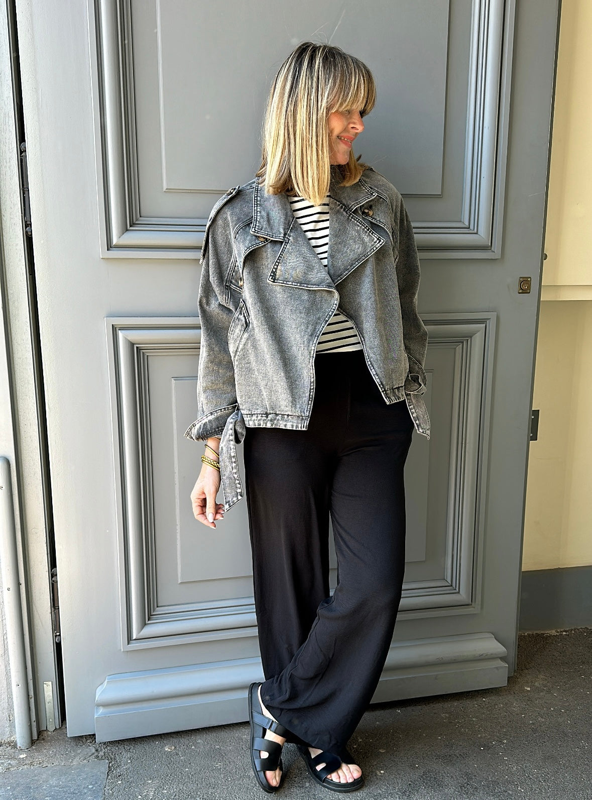 Veste SIRIELLE Gris Délavé