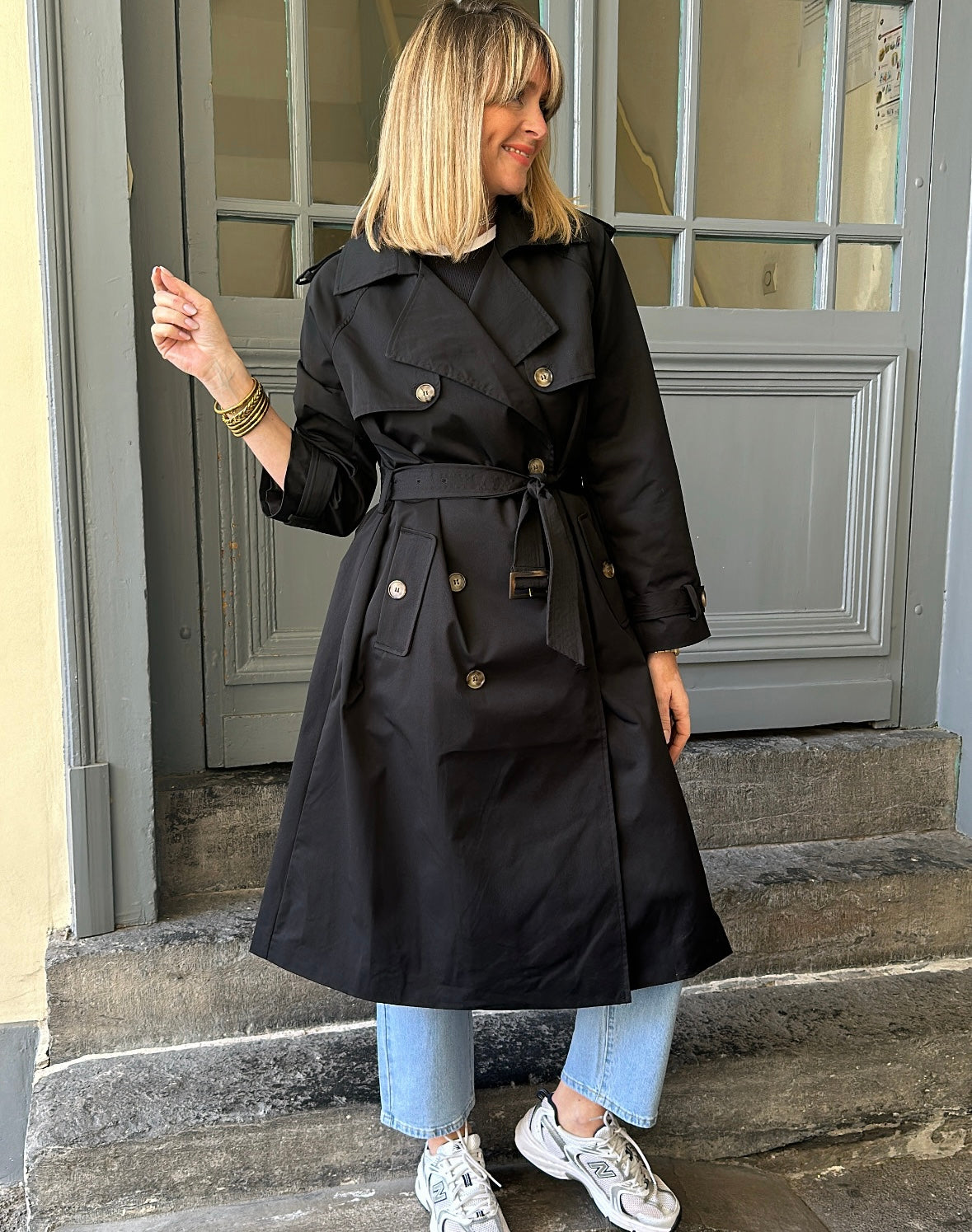 Trench PENELOPE Noir