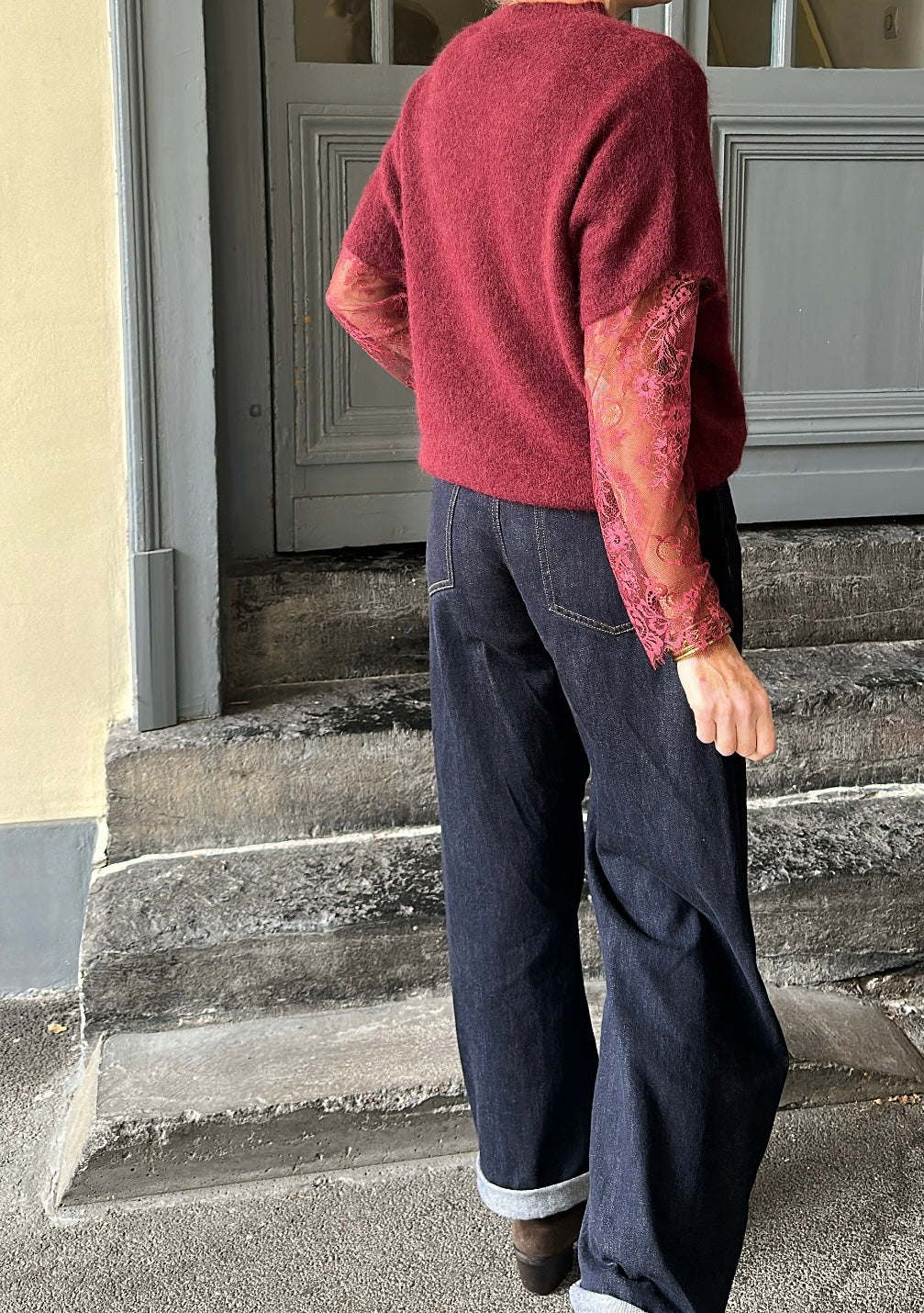 Pull YVES Bordeaux