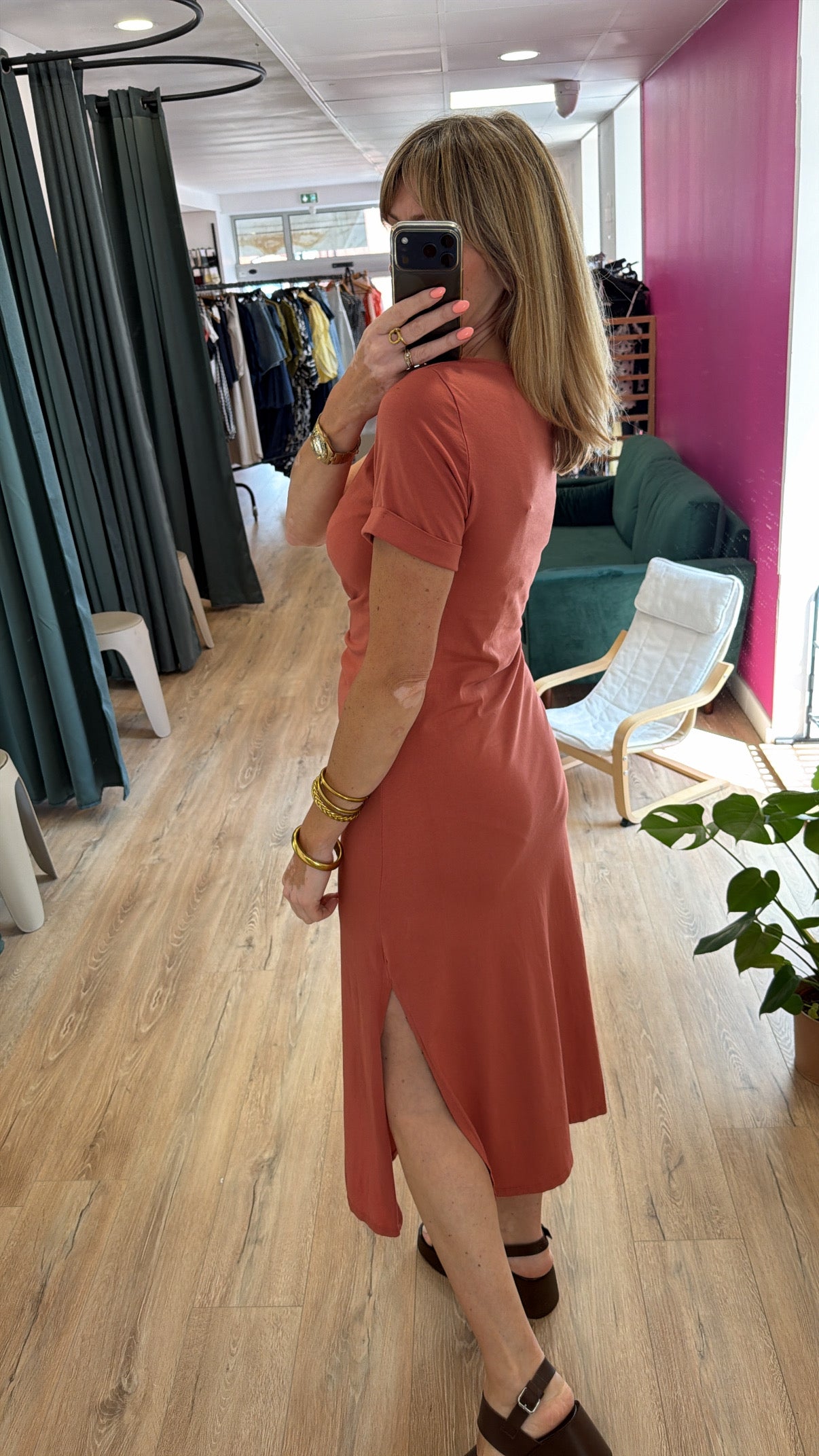 Robe MARION Saumon