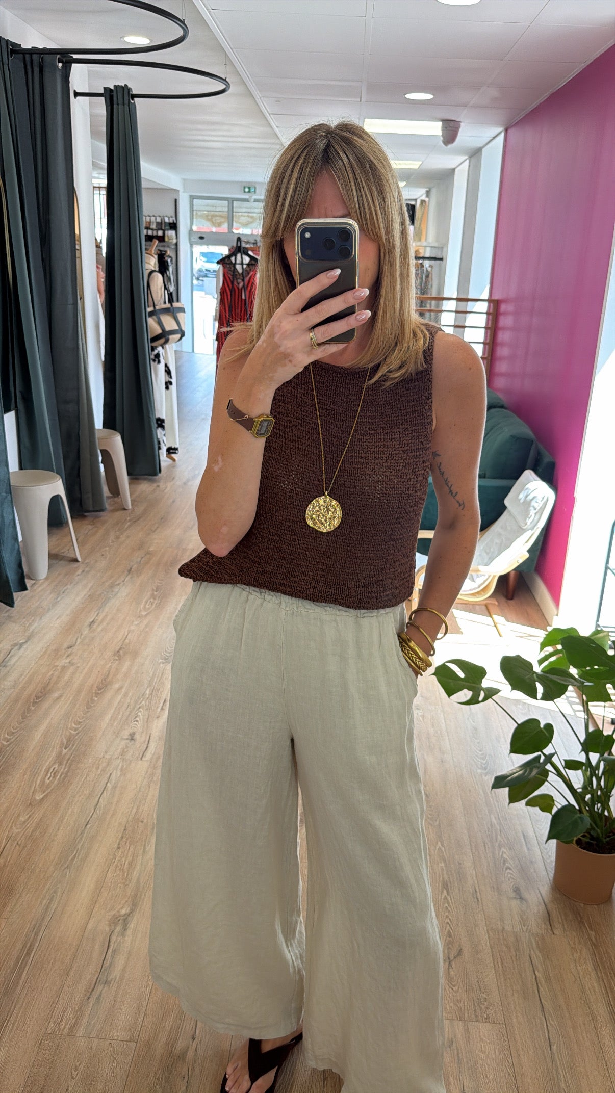 Pantalon LINA Beige