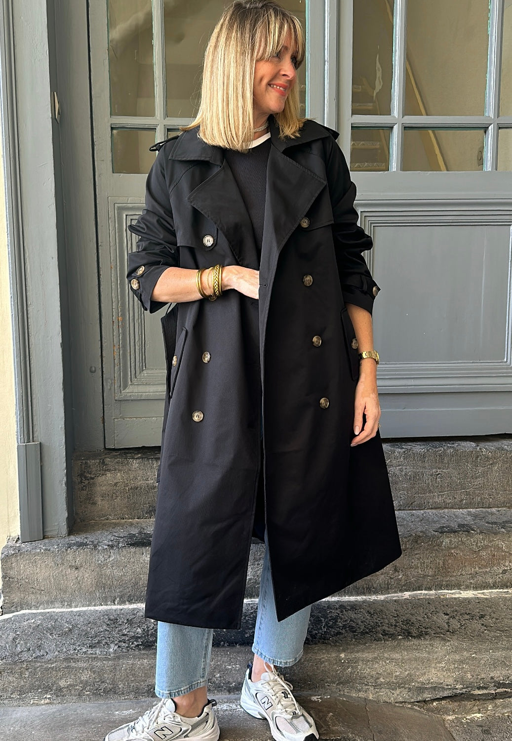 Trench PENELOPE Noir