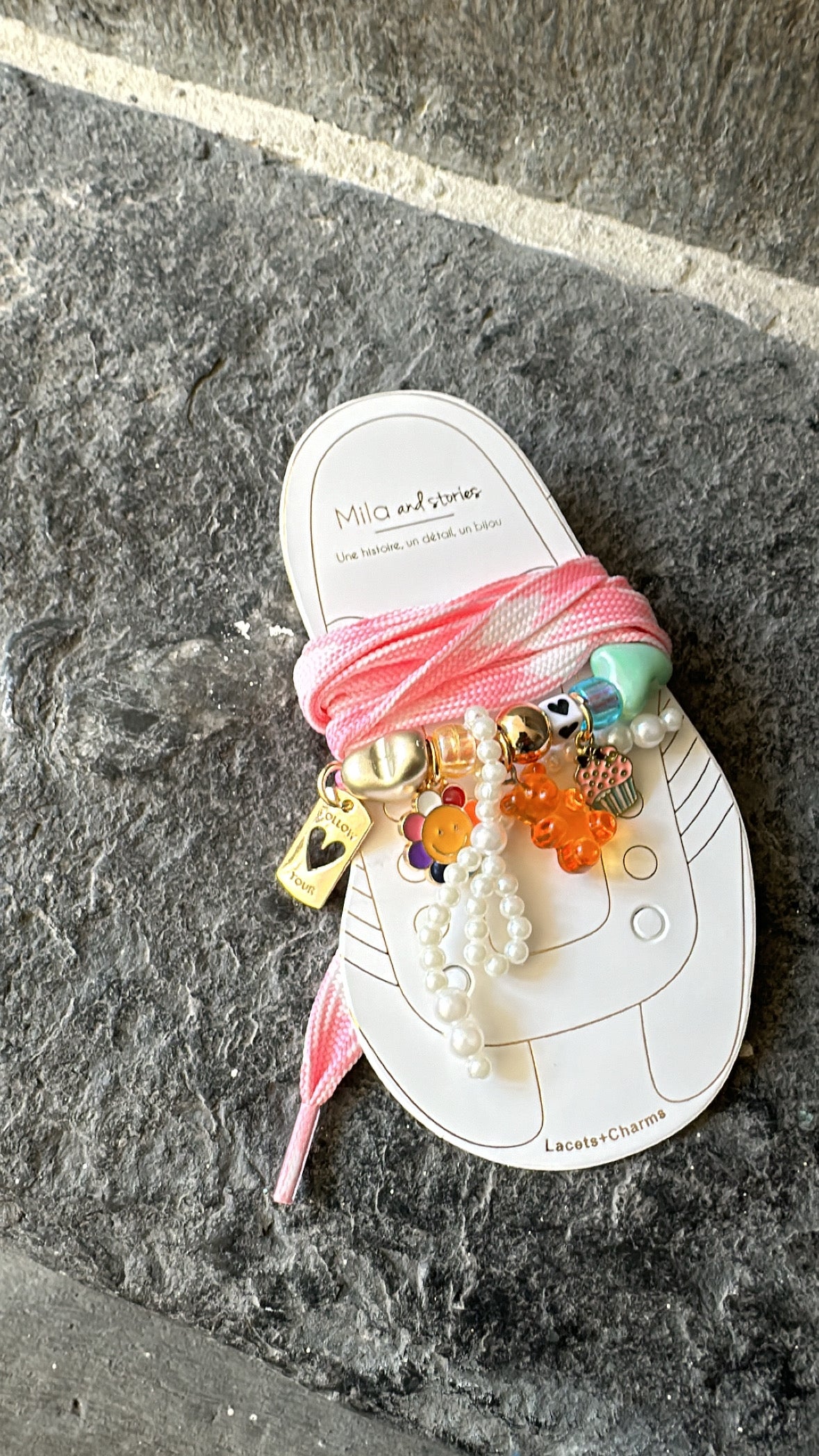 Lacets+ charms