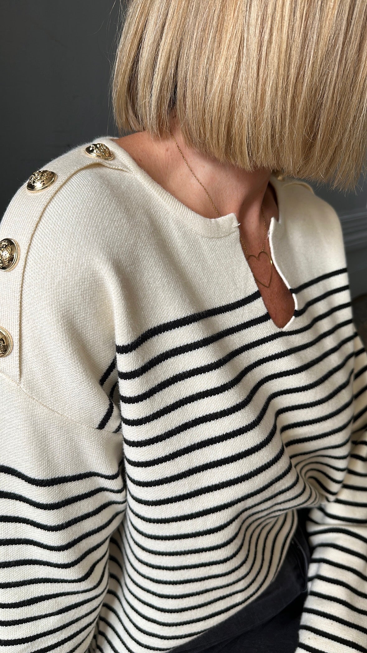 Pull marinière LEON