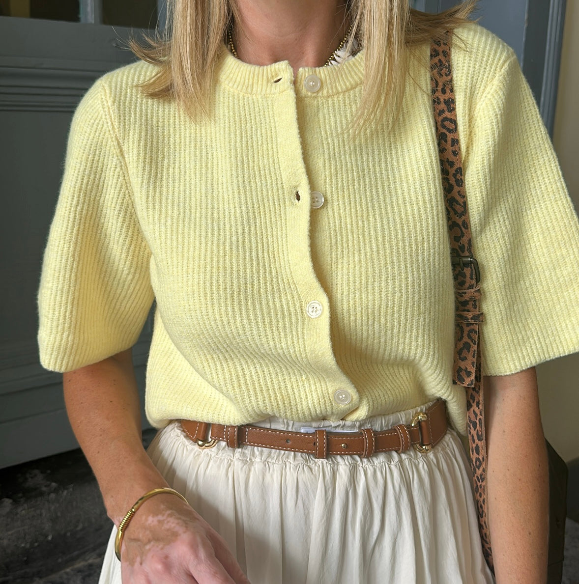 Cardigan SILLY PIECES Pale Banana