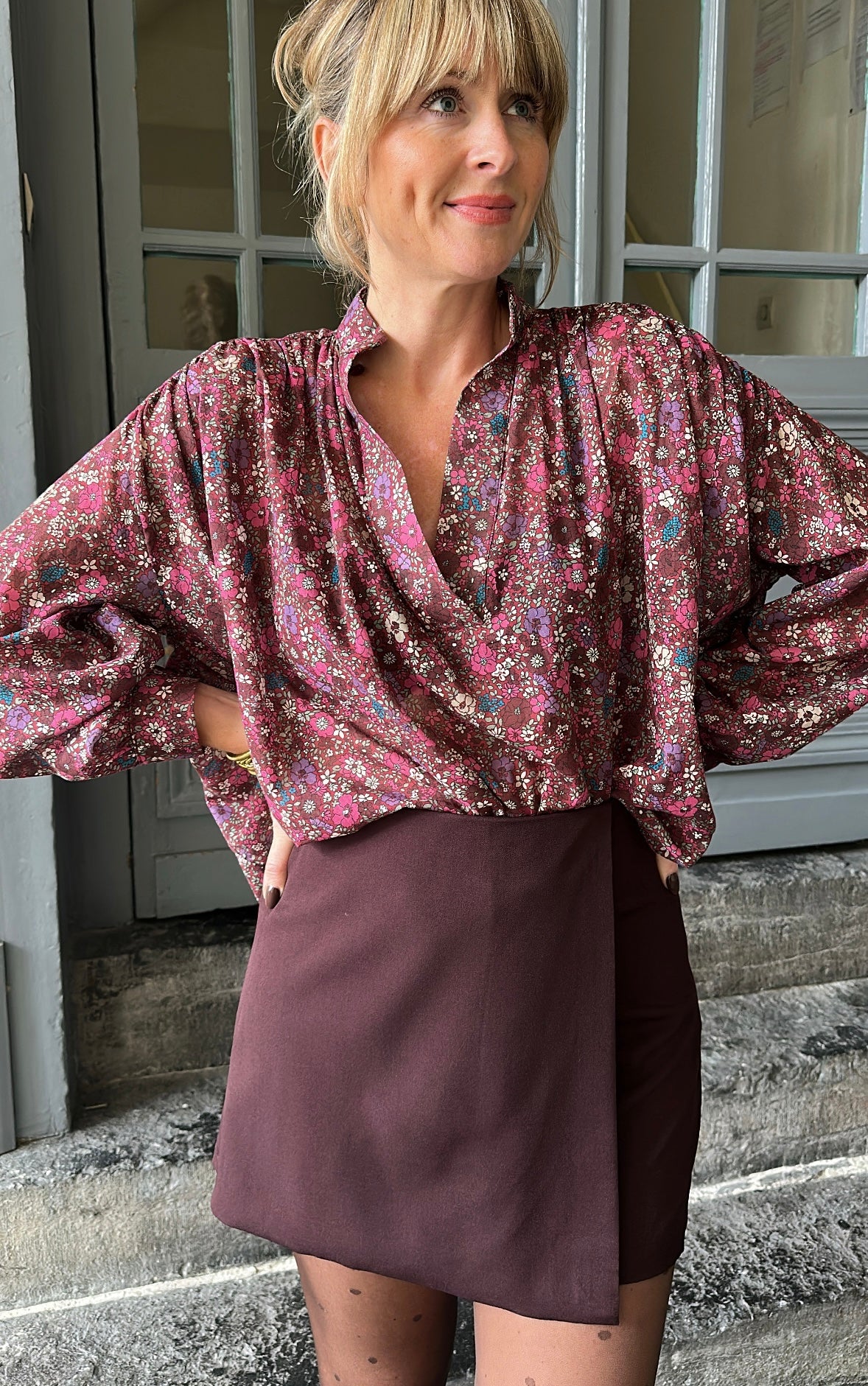 Blouse LIBERTY Bordeaux
