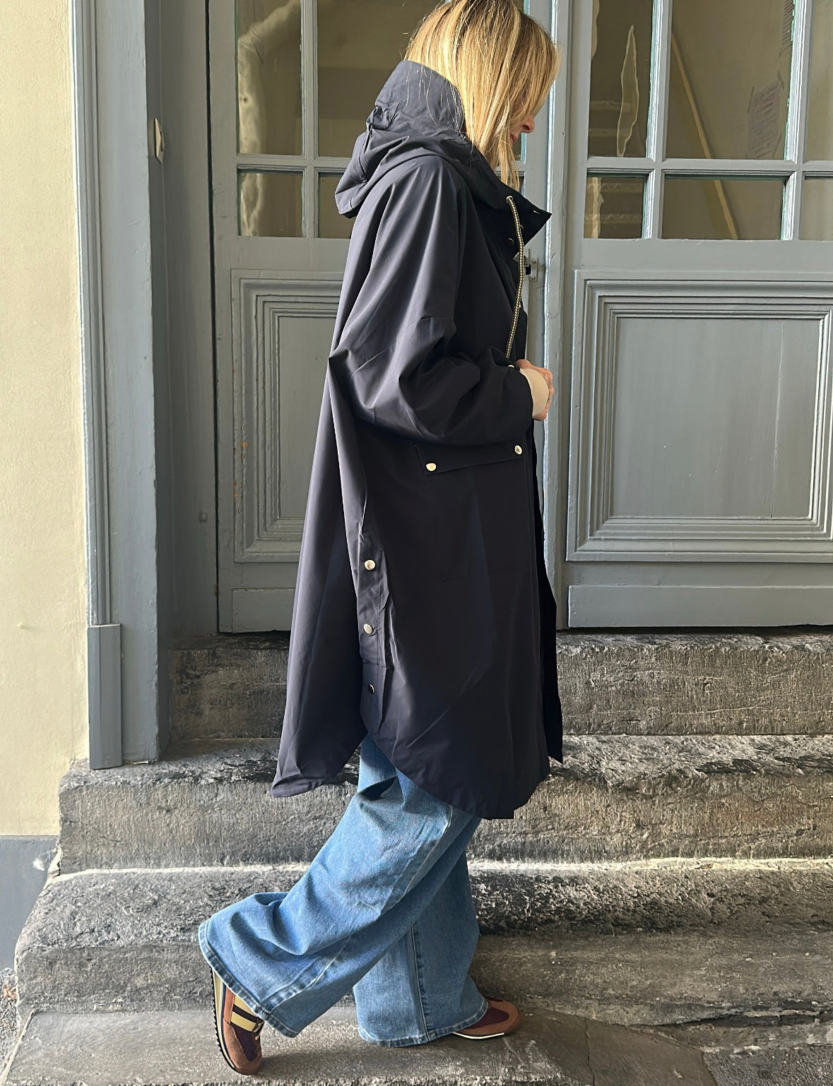 Imperméable GABIN Bleu Marine