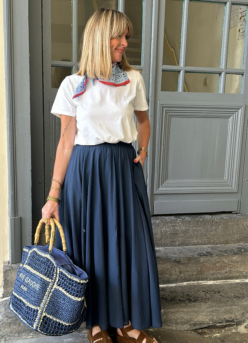 Jupe CHRISTINA Marine