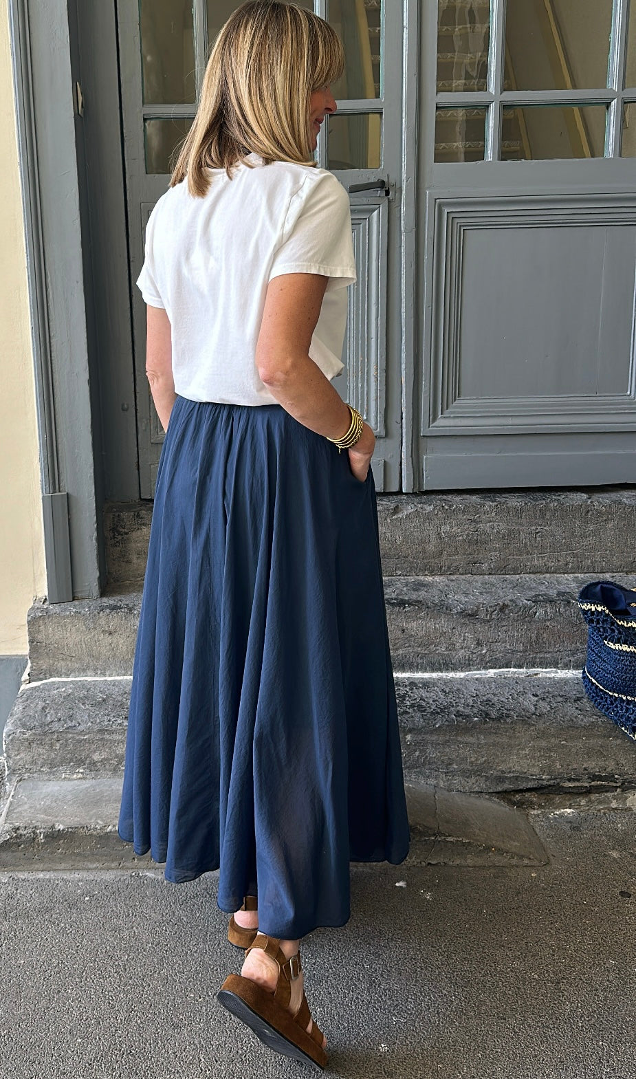 Jupe CHRISTINA Marine