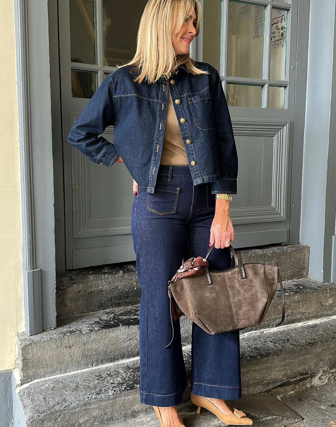 Veste en jean CASTILA ORAIJE