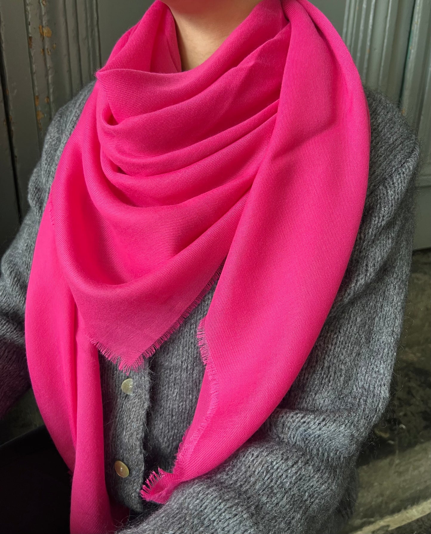 Écharpe HAILEY PIECES Fushia