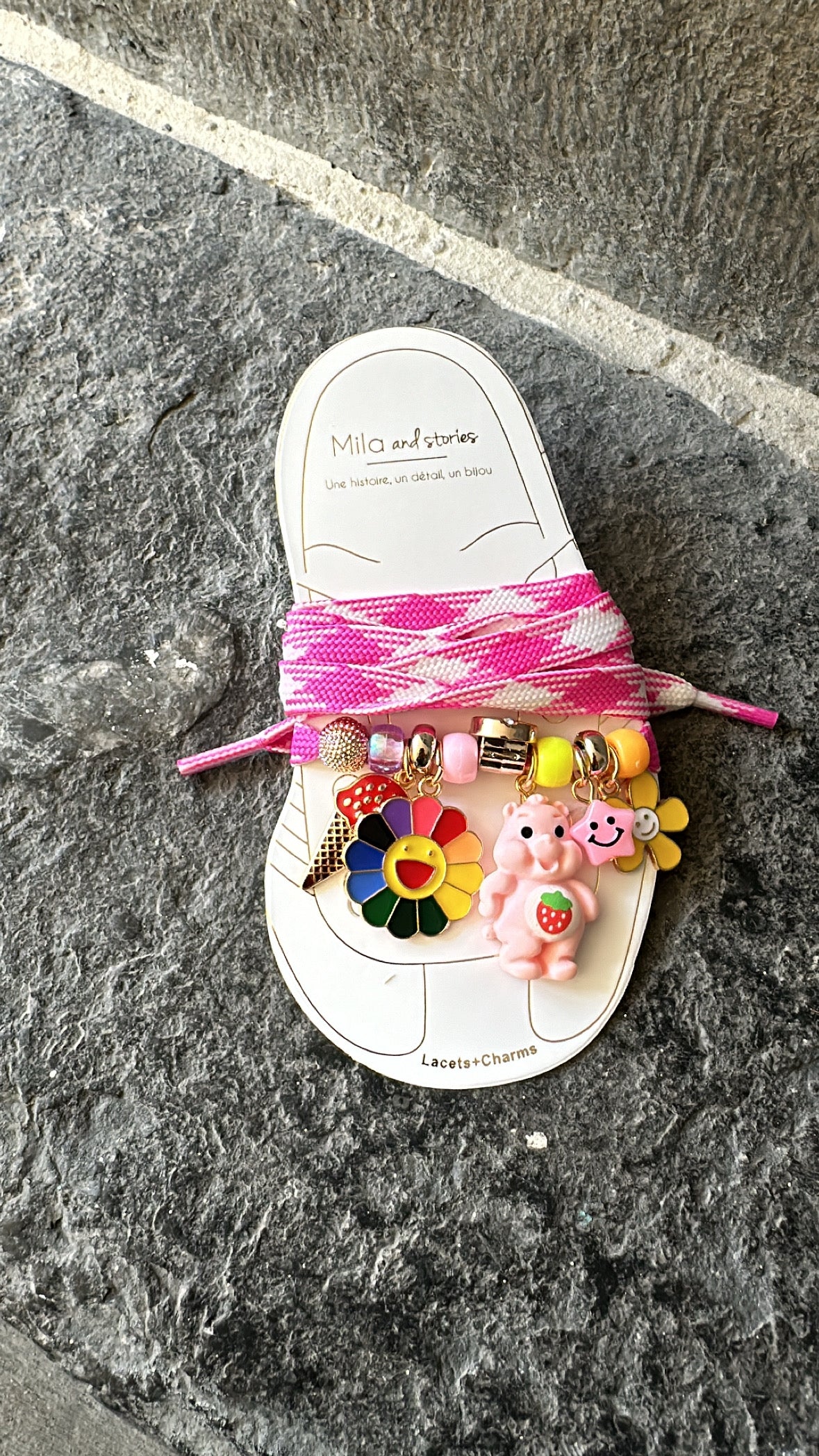 Lacets+ charms