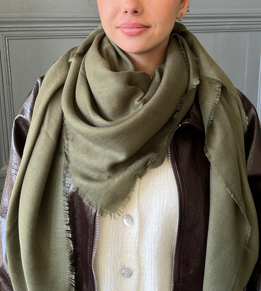 Écharpe HAILEY PIECES Kaki