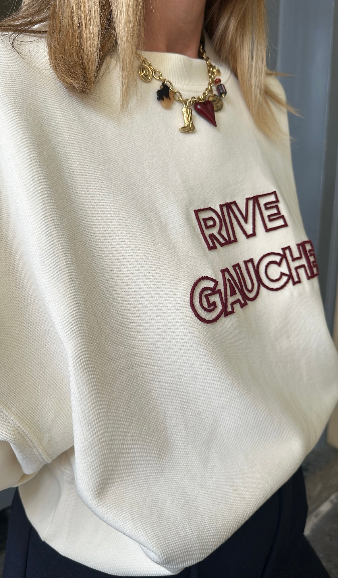 Sweat RIVE GAUCHE Écru