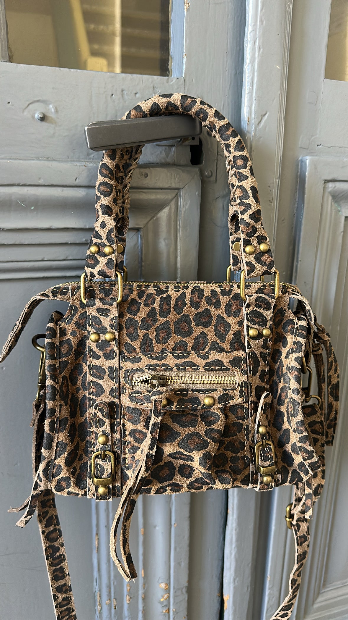 Sac ELSA petit format Léopard
