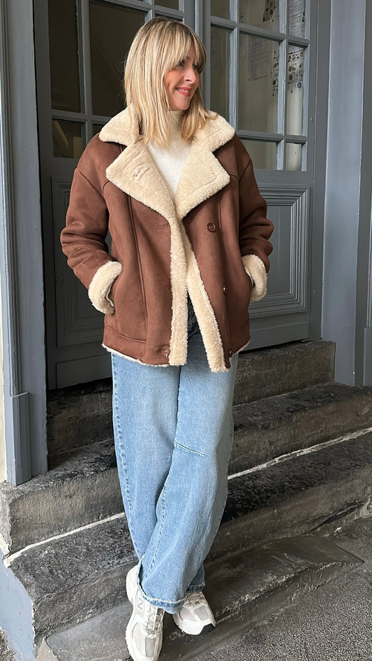 Veste aviateur Chocolat