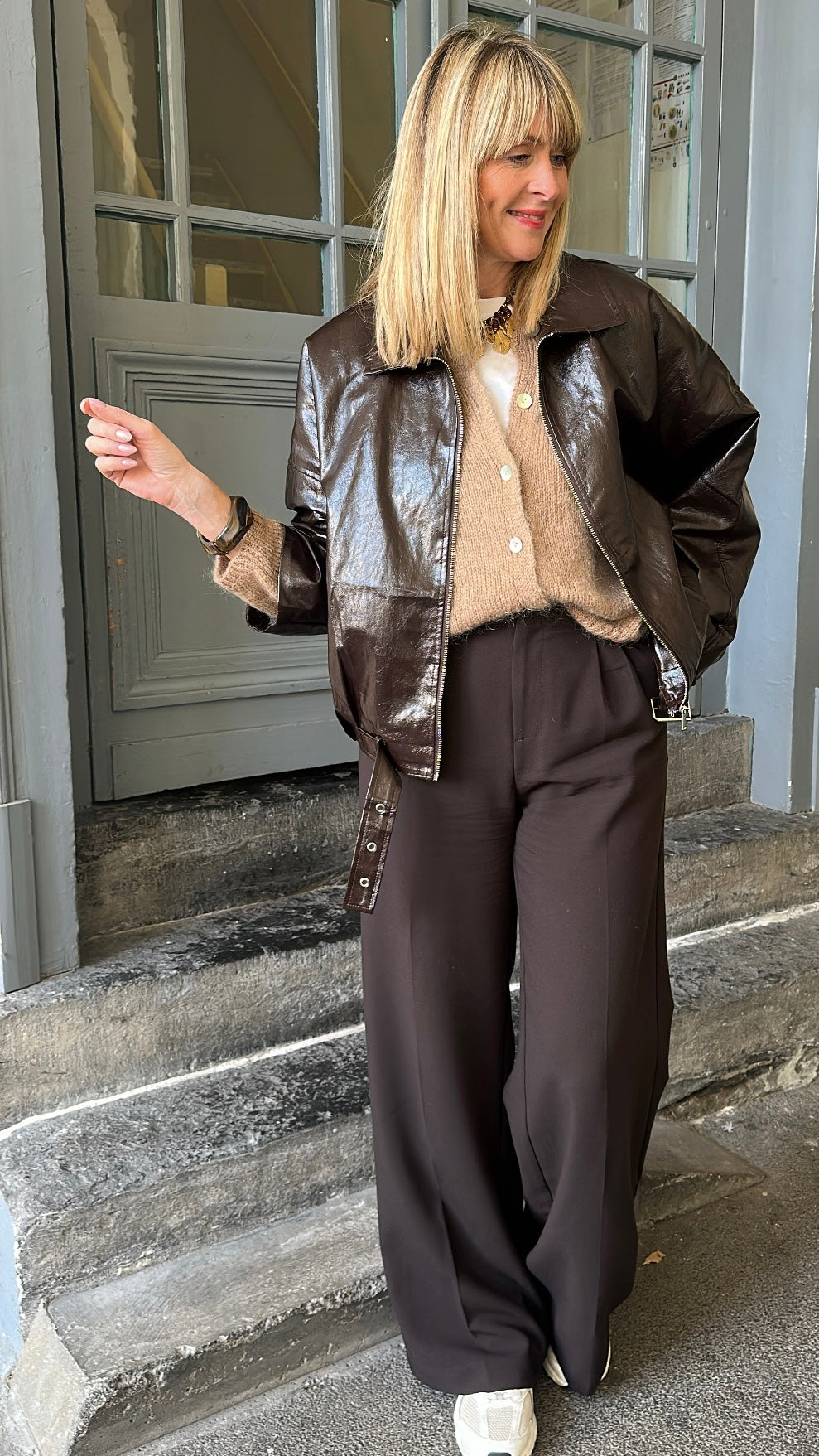 Veste FREDA Marron
