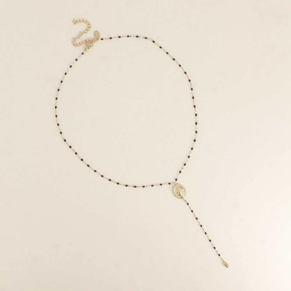 Collier cravate ELISKA Noir