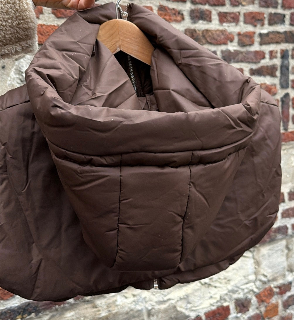 Capuche amovible EMERÉ Marron