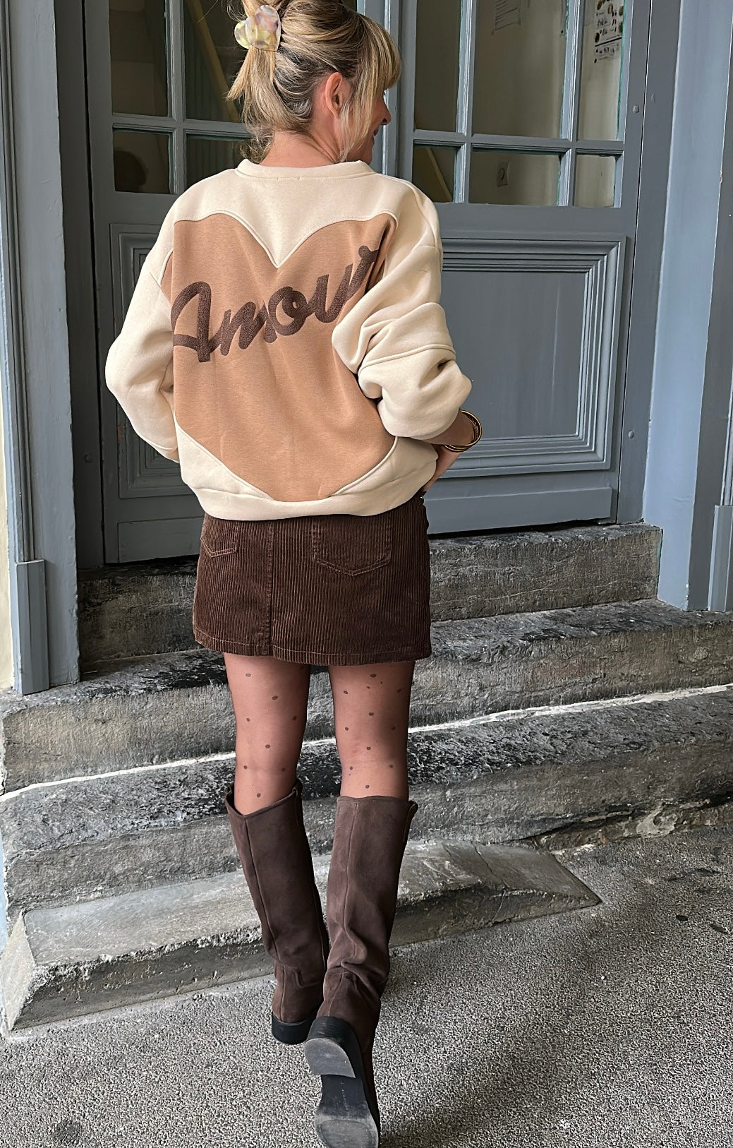 Sweat AMOUR Beige