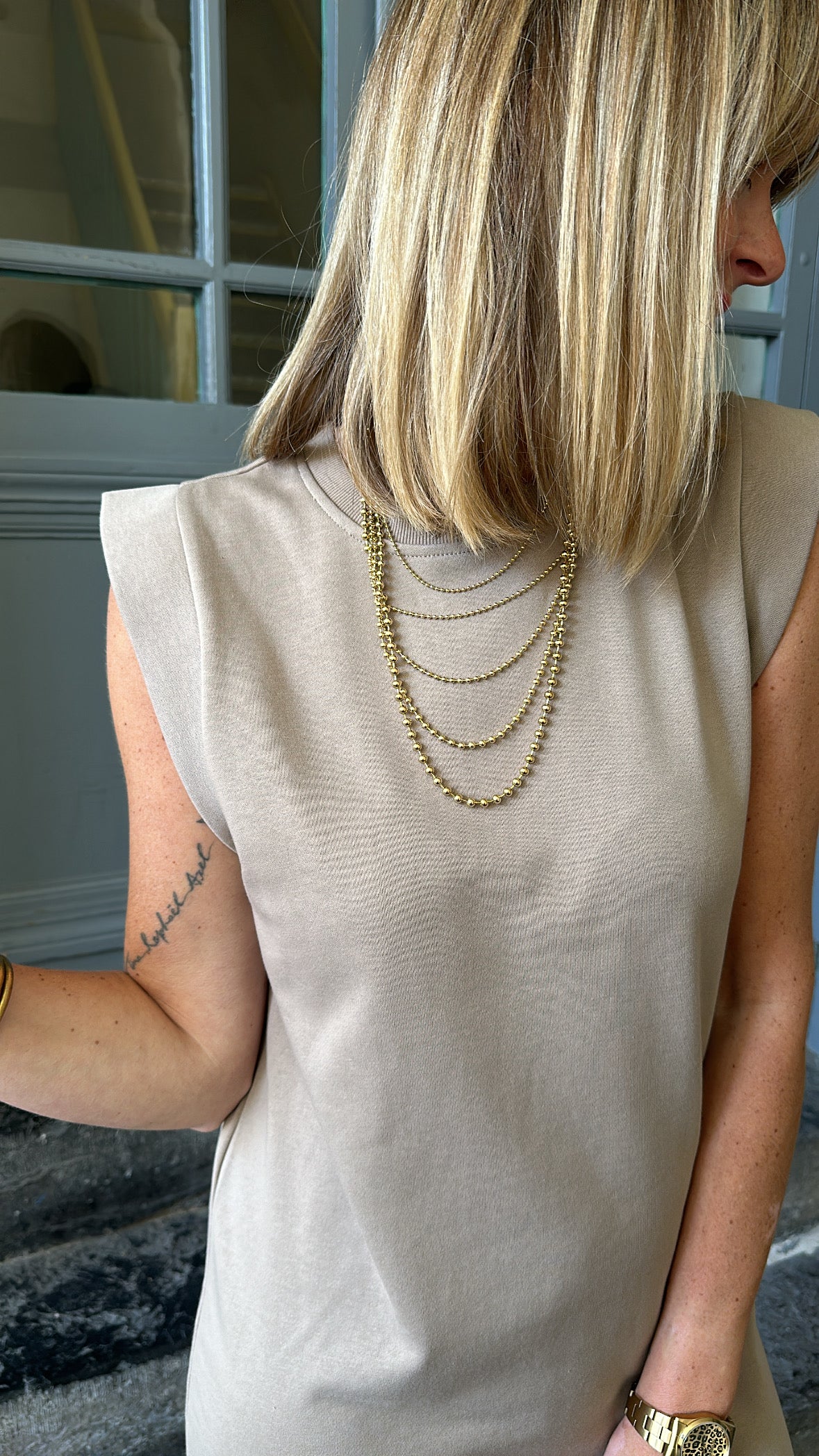 Robe CHILLI SUMMER Taupe PIECES