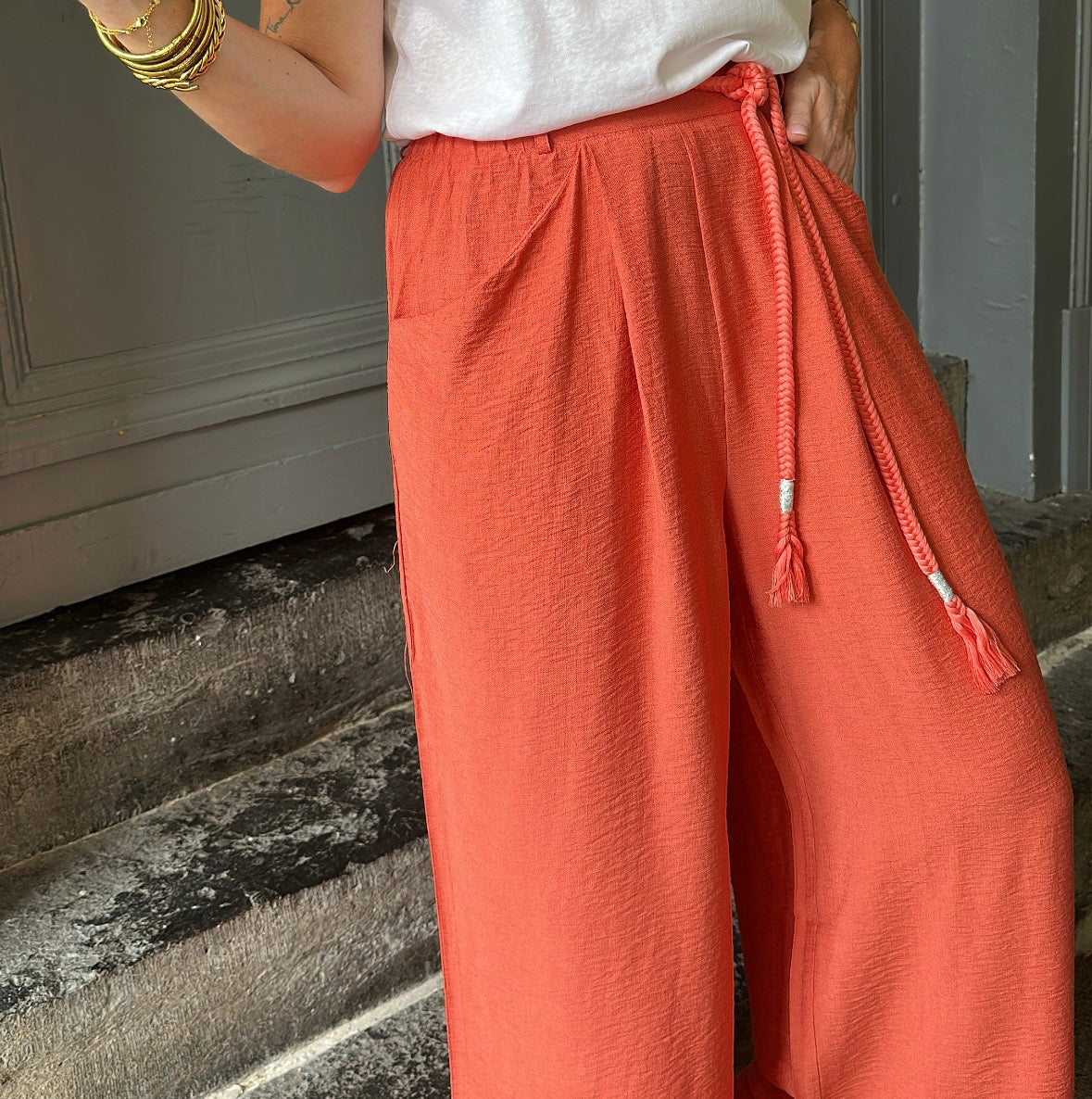 Pantalon PABLO Corail
