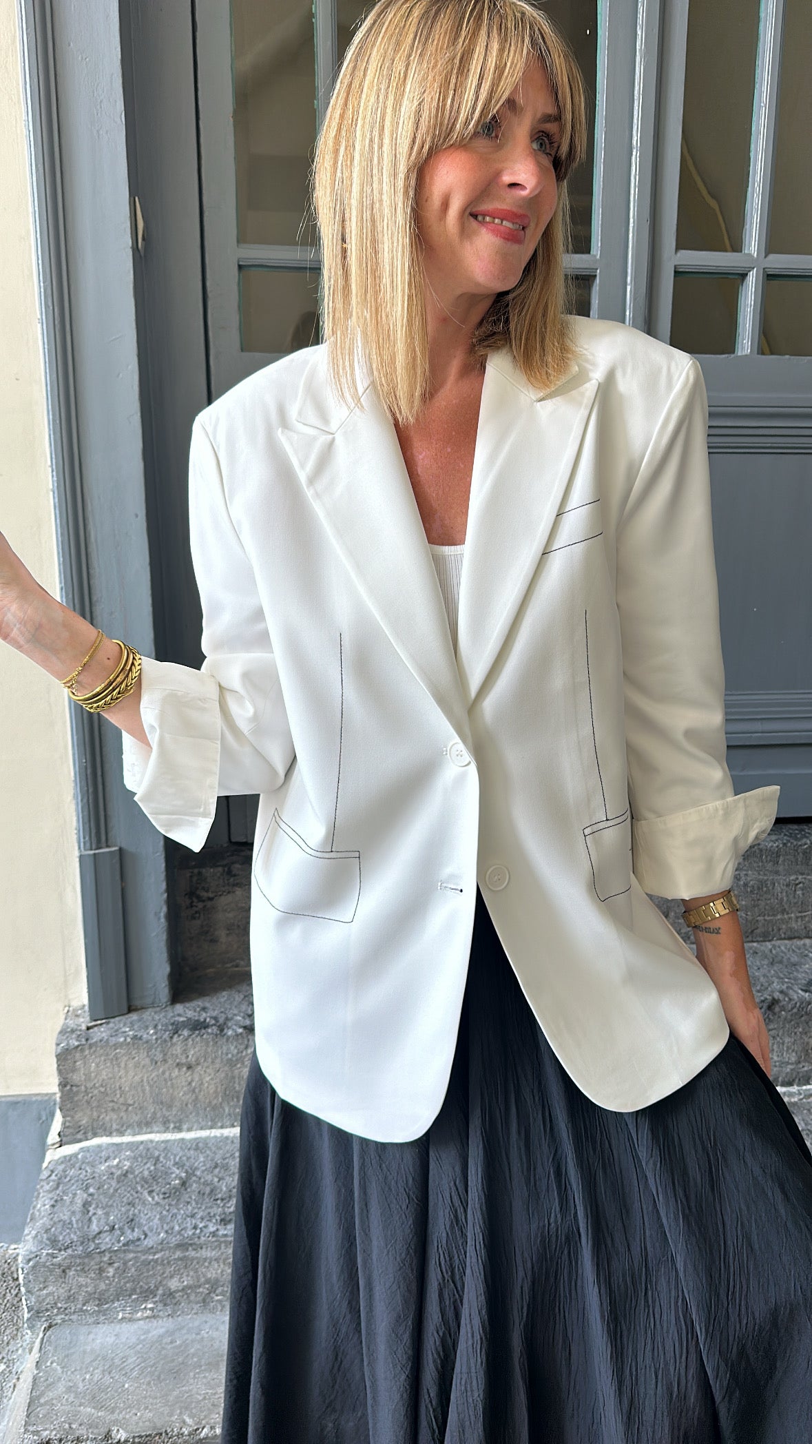 Blazer SOLANGE Blanc