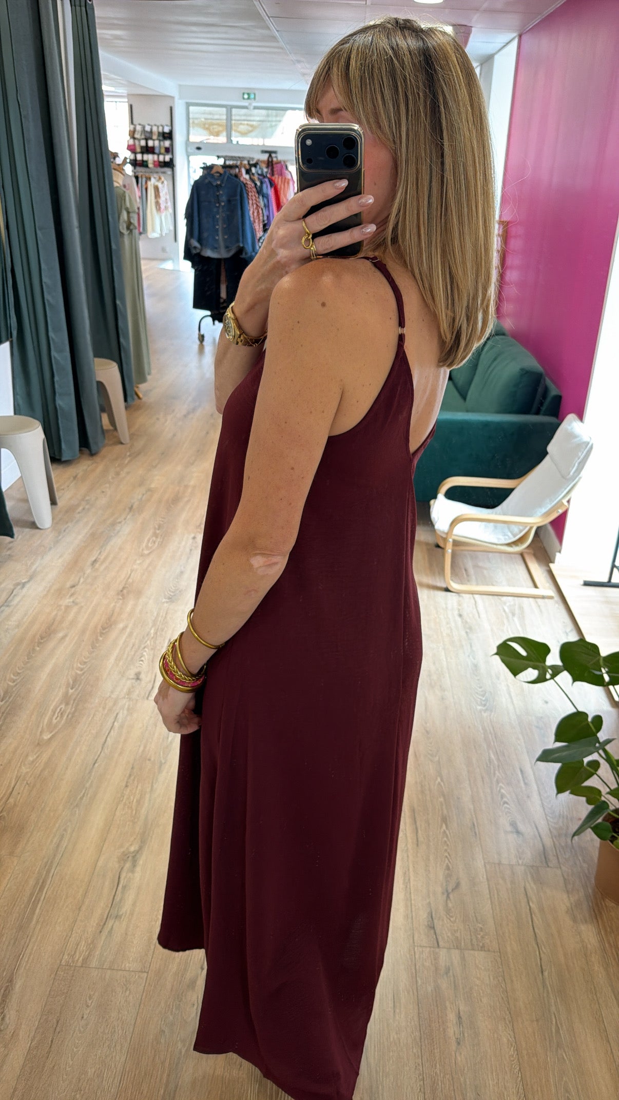 Robe CÉLESTE Bordeaux