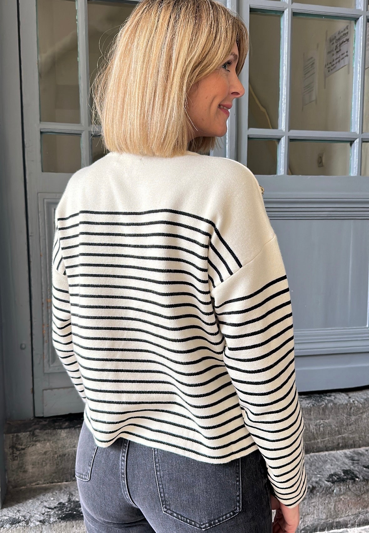 Pull marinière LEON